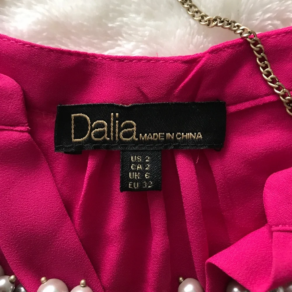 Dalia pink sleeveless dress - Picture 4 of 6